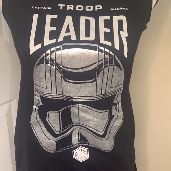 Star Wars | Women’s Black and Silver Troop Leader Tank Top  | XS - Picture 2 of 5